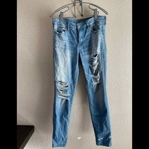 American eagle ripped jeans